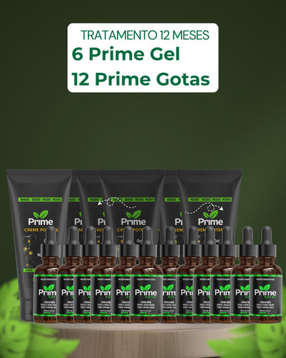 Kit Prime Gotas: Prime Creme Potente 90g + Prime Gotas 30ml Sublingual